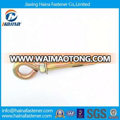 Yellow Zinc / Passivated Expansion Eye Bolt