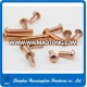 DIN 660 Copper & Steel Round Solid Head Rivet for Leather