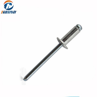 4.8*10mm Dome Head Steel Open End Blind Rivet